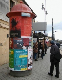 Zdjęcie do artykułu: Słupy pod lupą Słup ogłoszeniowy przy ul. Szumana