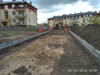 Trzcinowa z krawężnikami Trzcinowa z krawężnikami