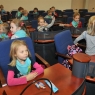 Zdjęcie z galerii Przedszkolaki w sali Rady Miasta Torunia