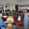 Zdjęcie z galerii Erasmus: młodzi Włosi i Finowie w Toruniu 