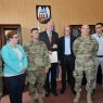 Zdjęcie z galerii Amerykańcy żołnierze u prezydenta