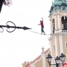 Zdjęcie z galerii Linoskoczkowie nad toruńską starówką