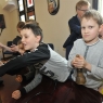 Zdjęcie z galerii Uczniowie ZS nr 7 w sali rady Miasta Torunia