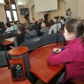 Zdjęcie z galerii Uczniowie ZS nr 7 w sali rady Miasta Torunia