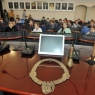 Zdjęcie z galerii Uczniowie ZS nr 7 w sali rady Miasta Torunia